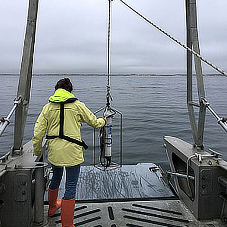 Deploying a water quality instrument