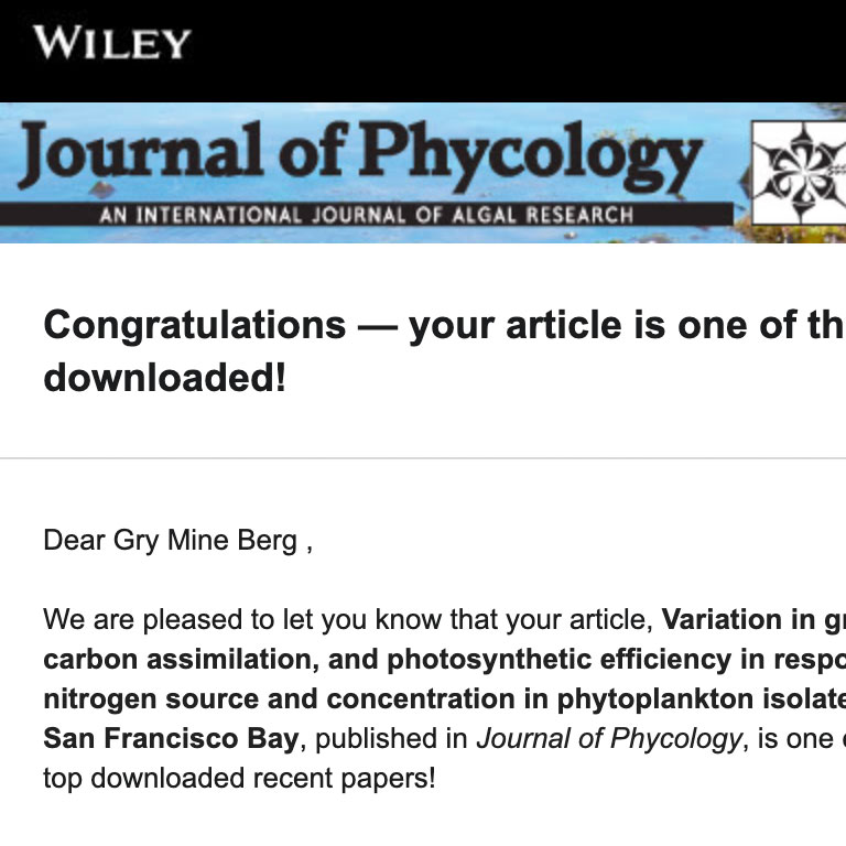 Journal of Phycology